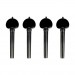 Cello Hill pegs with black pin (Set of 4 pegs)
